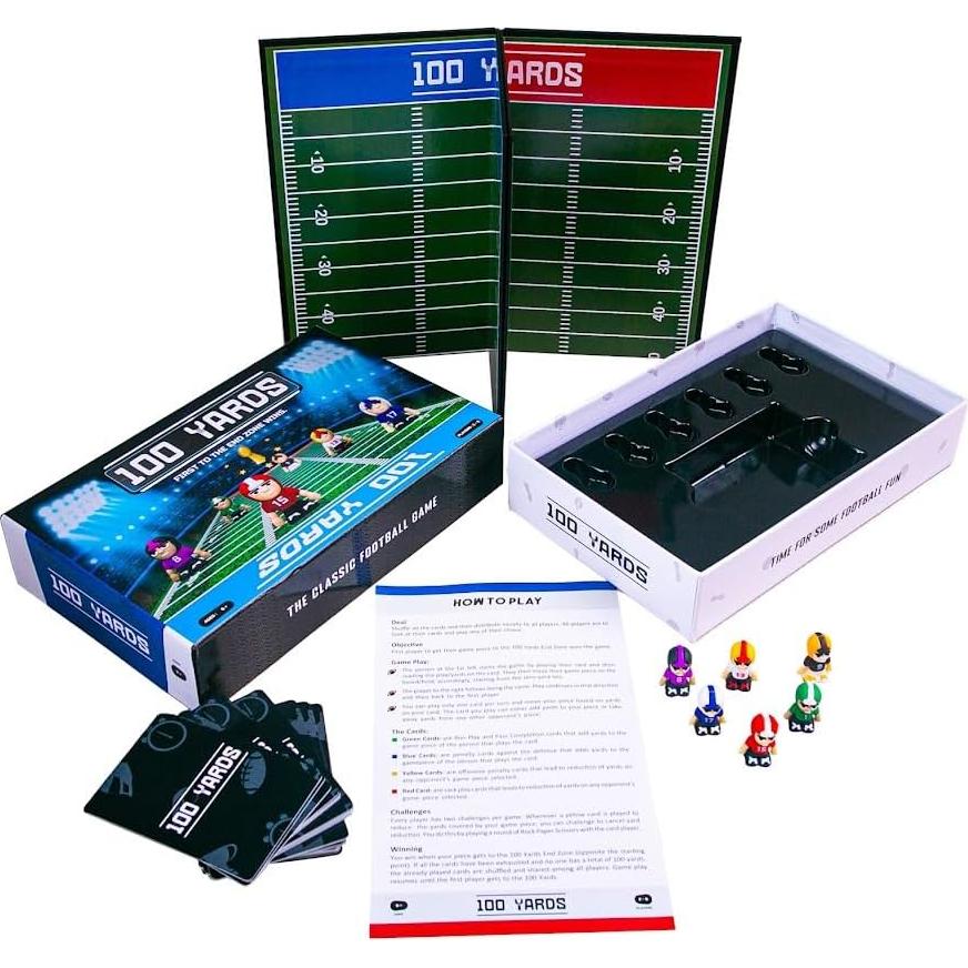 Juego de Mesa de Fútbol 100 Yardas Plearn Pieces 2-6 Jugadores