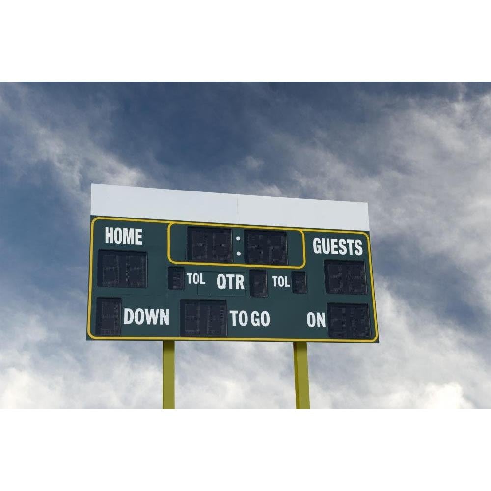 Tablero de Puntaje Fútbol Americano Wallmonkeys 182.88x121.92 cm