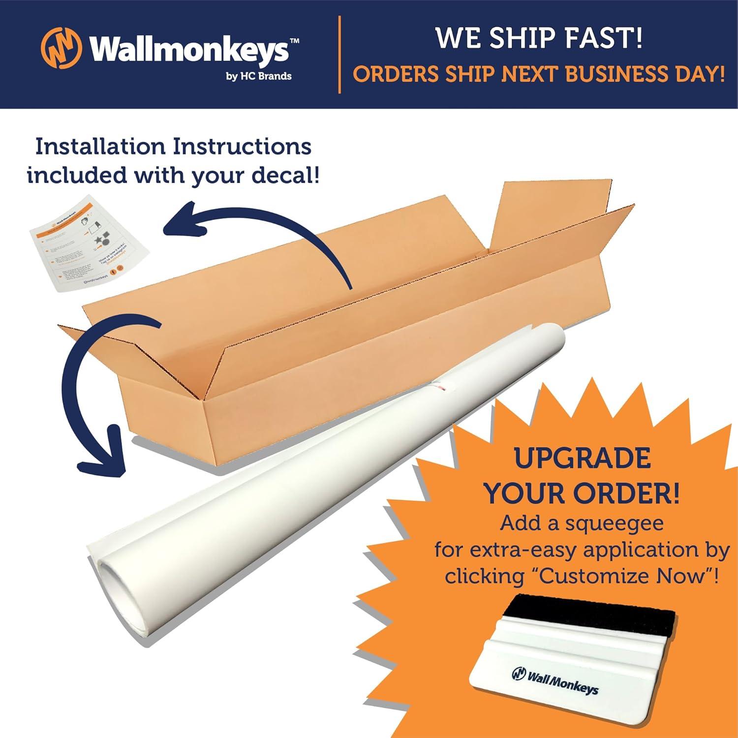 Tablero de Puntaje Fútbol Americano Wallmonkeys 182.88x121.92 cm