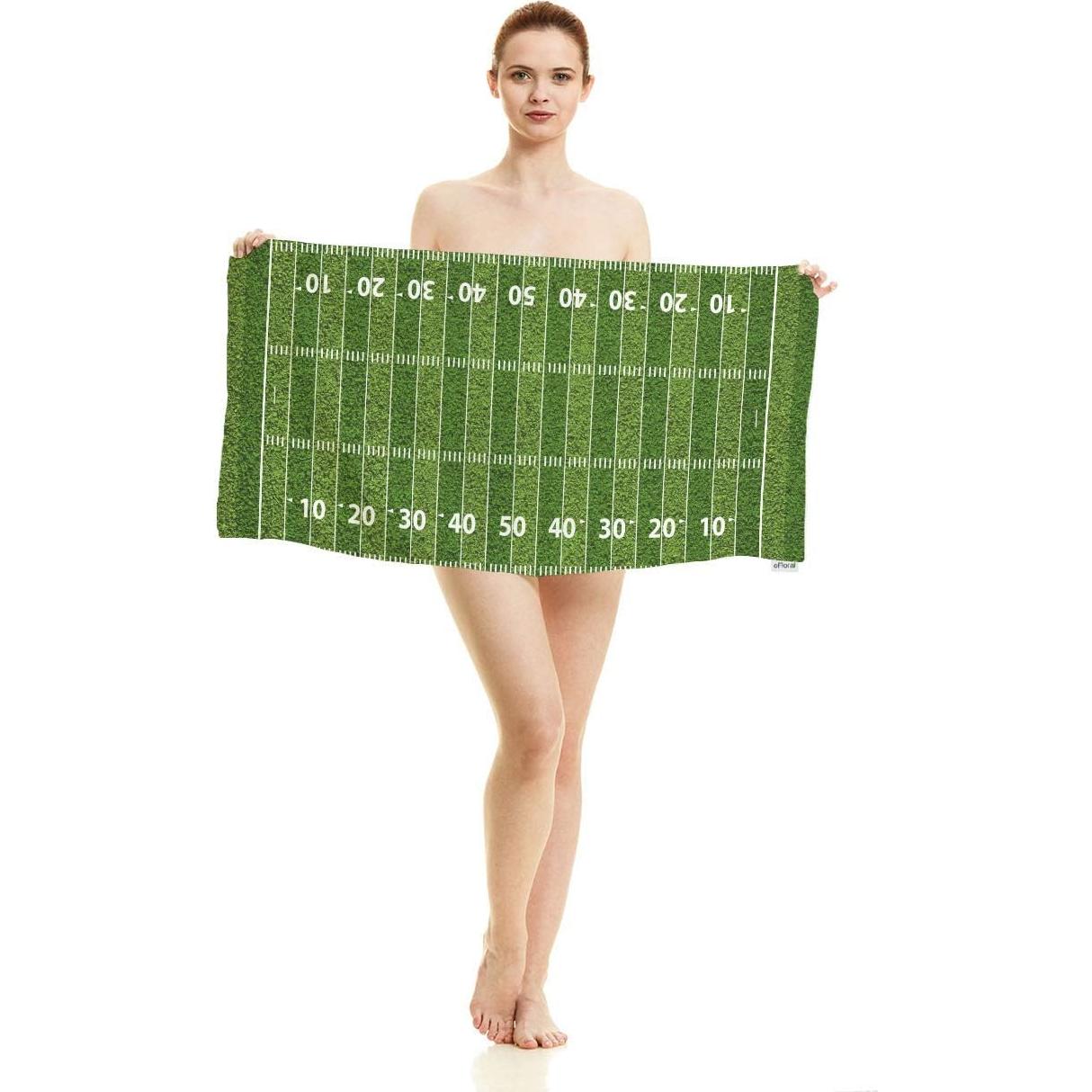 Toalla de Mano oFloral Algodón 38x76 cm Estilo Deportivo