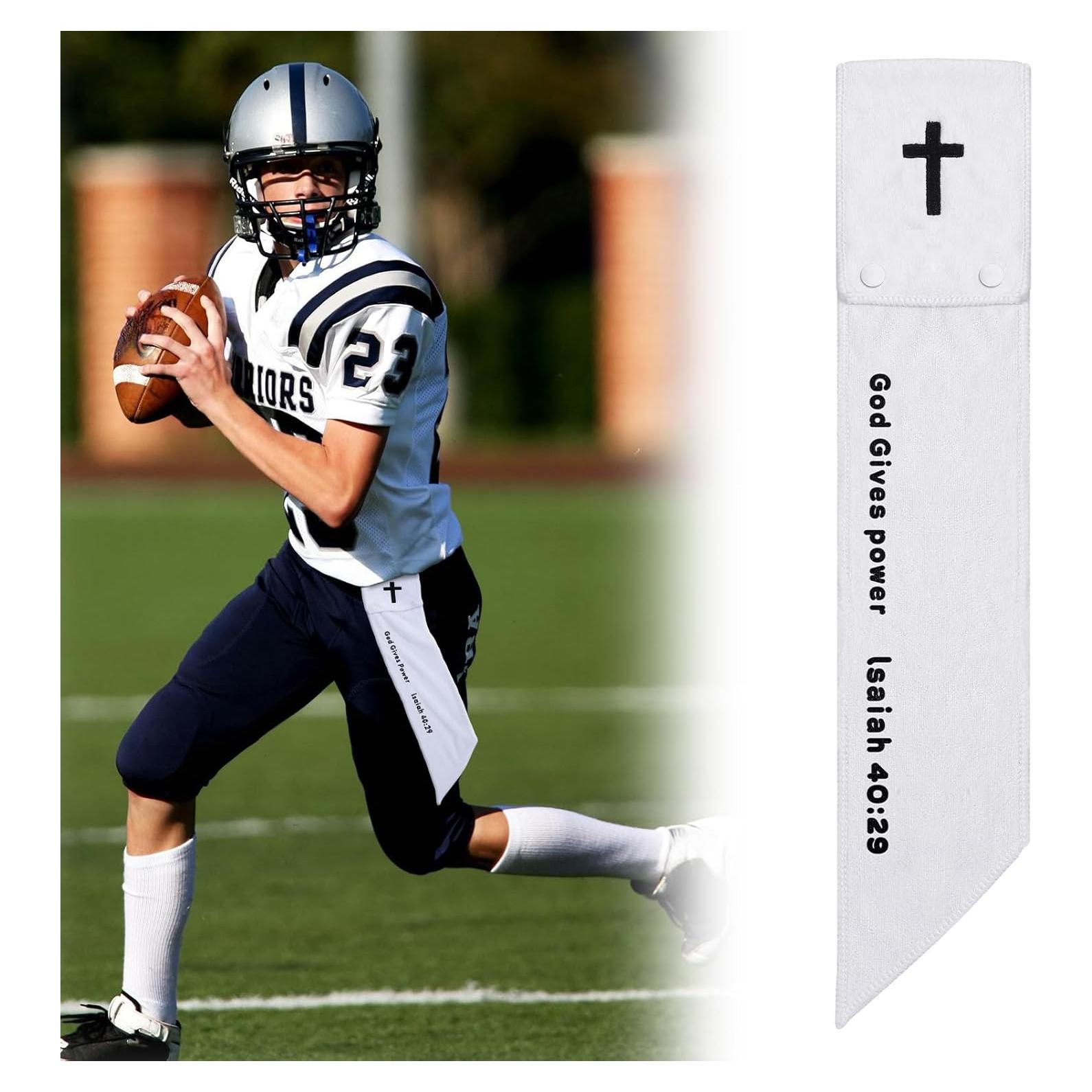 Toalla de Fútbol Cristiana Simgoing 9.9x62.5cm Algodón