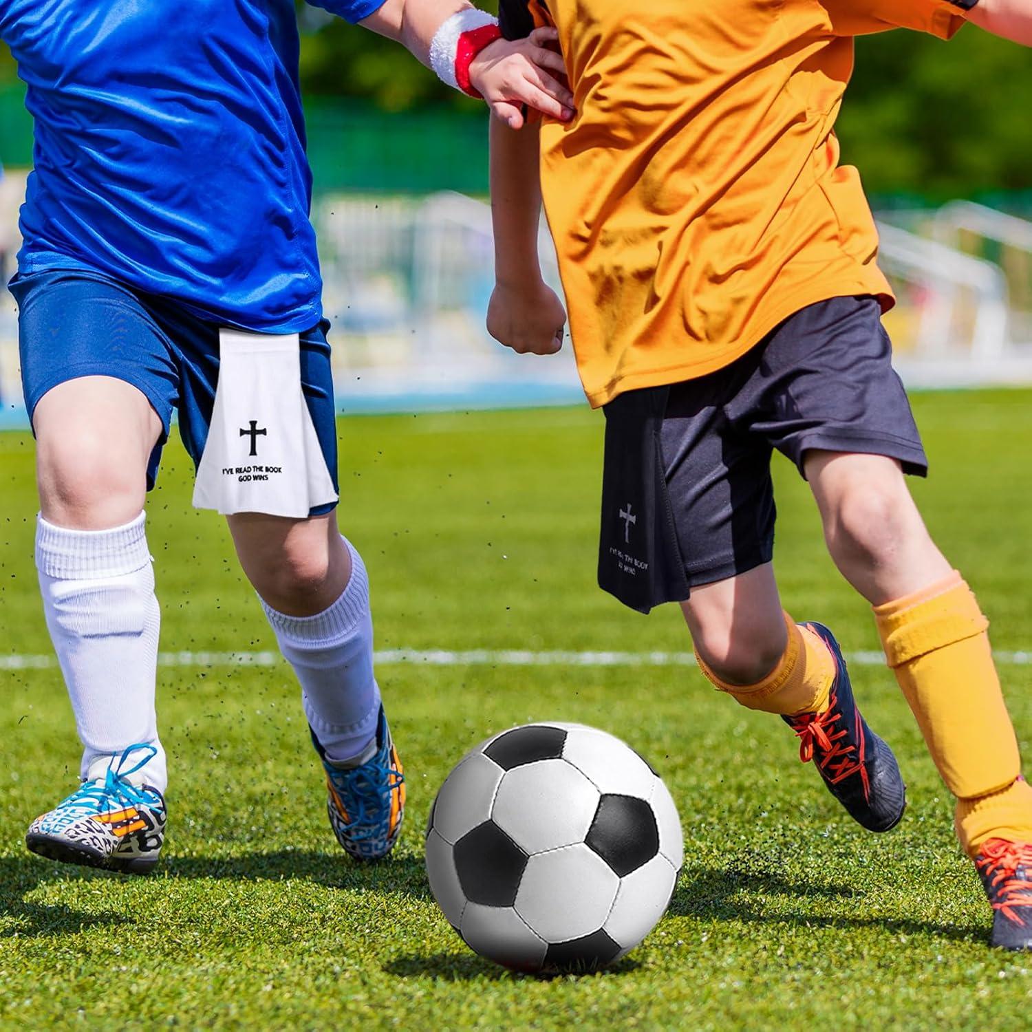 Toalla de Fútbol VitalCozy 2 Pcs Algodón Cruz Cristiana 36.8x10.2cm