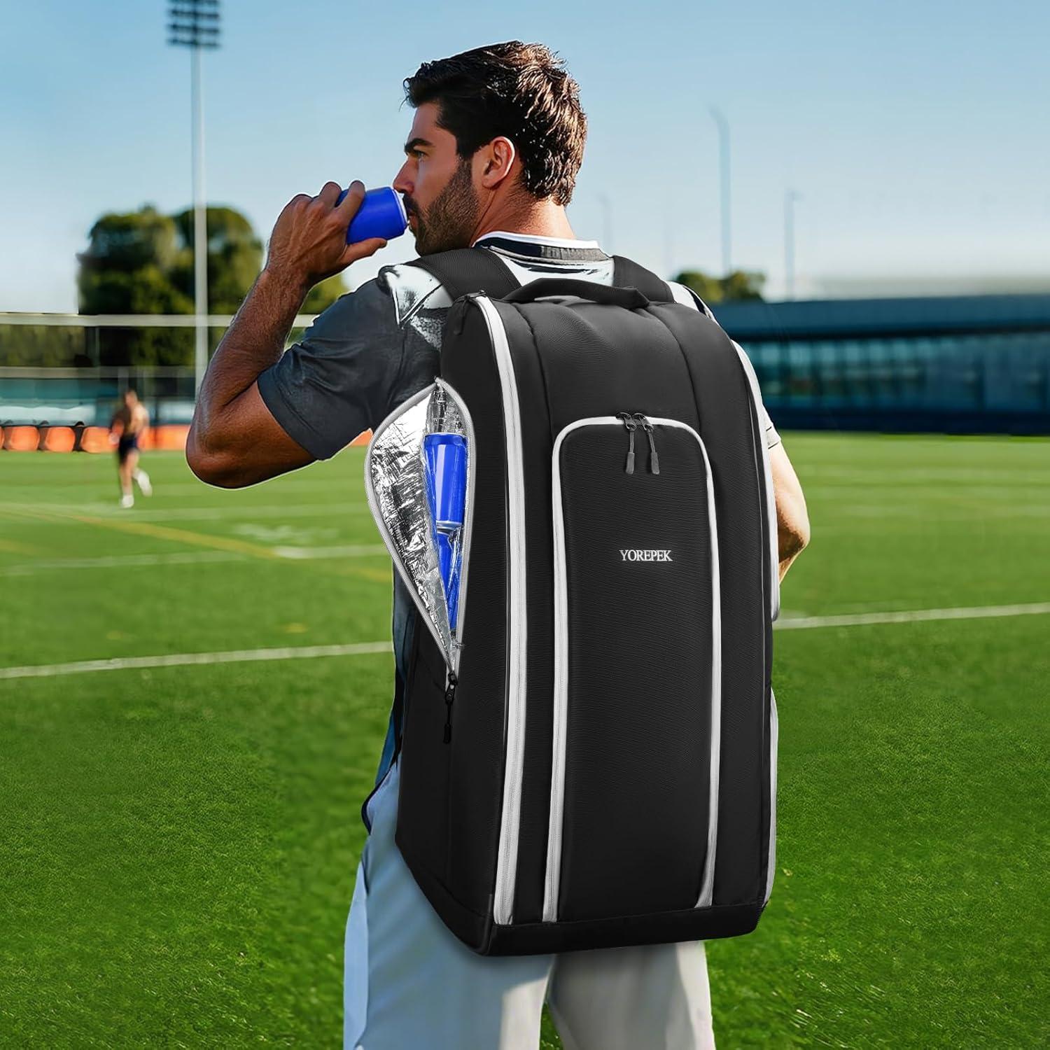 Mochila de Fútbol YOREPEK con Compartimento para Zapatos