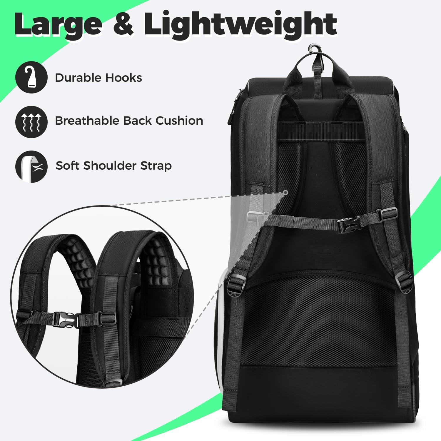 Mochila de Fútbol YOREPEK con Compartimento para Zapatos