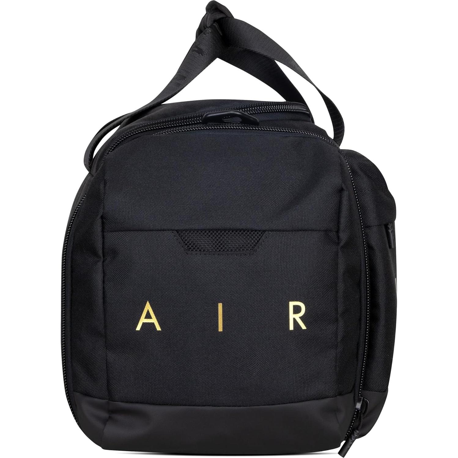 Bolsa de Deporte Nike Jordan Velocity Duffle 46L Negra/Dorada