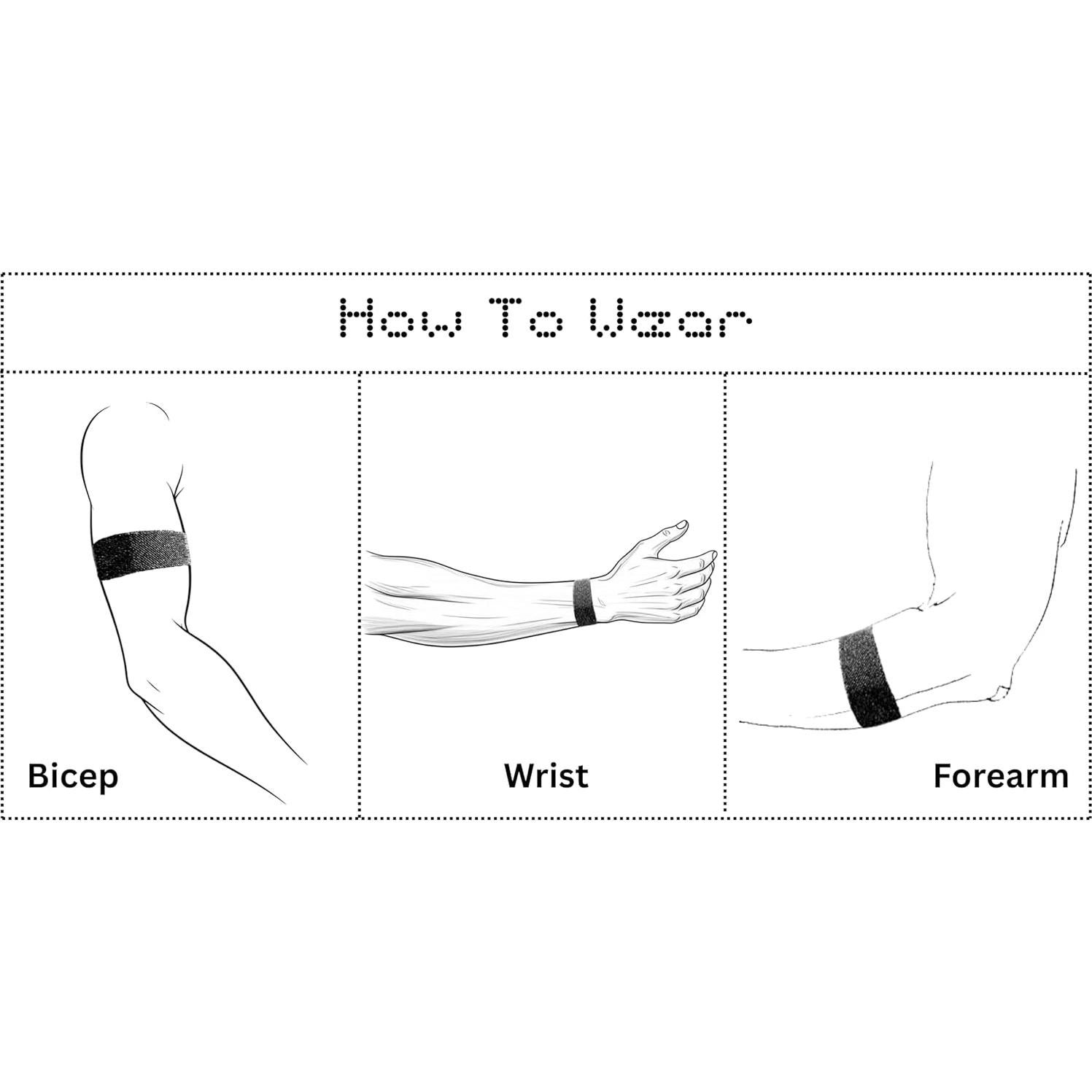 Brazalete Noirika Proactive-Band Edición Limitada EE. UU.