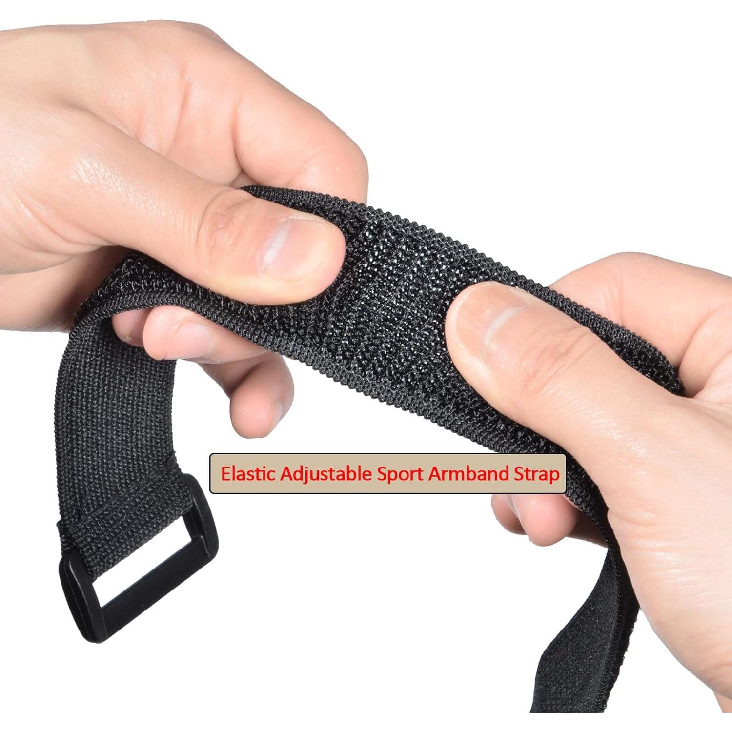 Correa Ajustable HYS de Nylon y Silicona para Teléfono - Negro