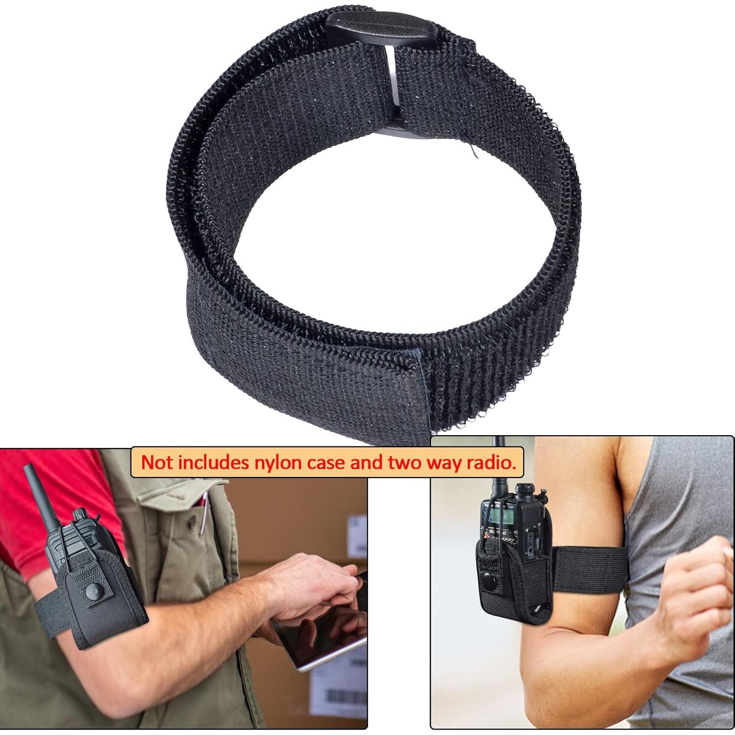 Correa Ajustable HYS de Nylon y Silicona para Teléfono - Negro