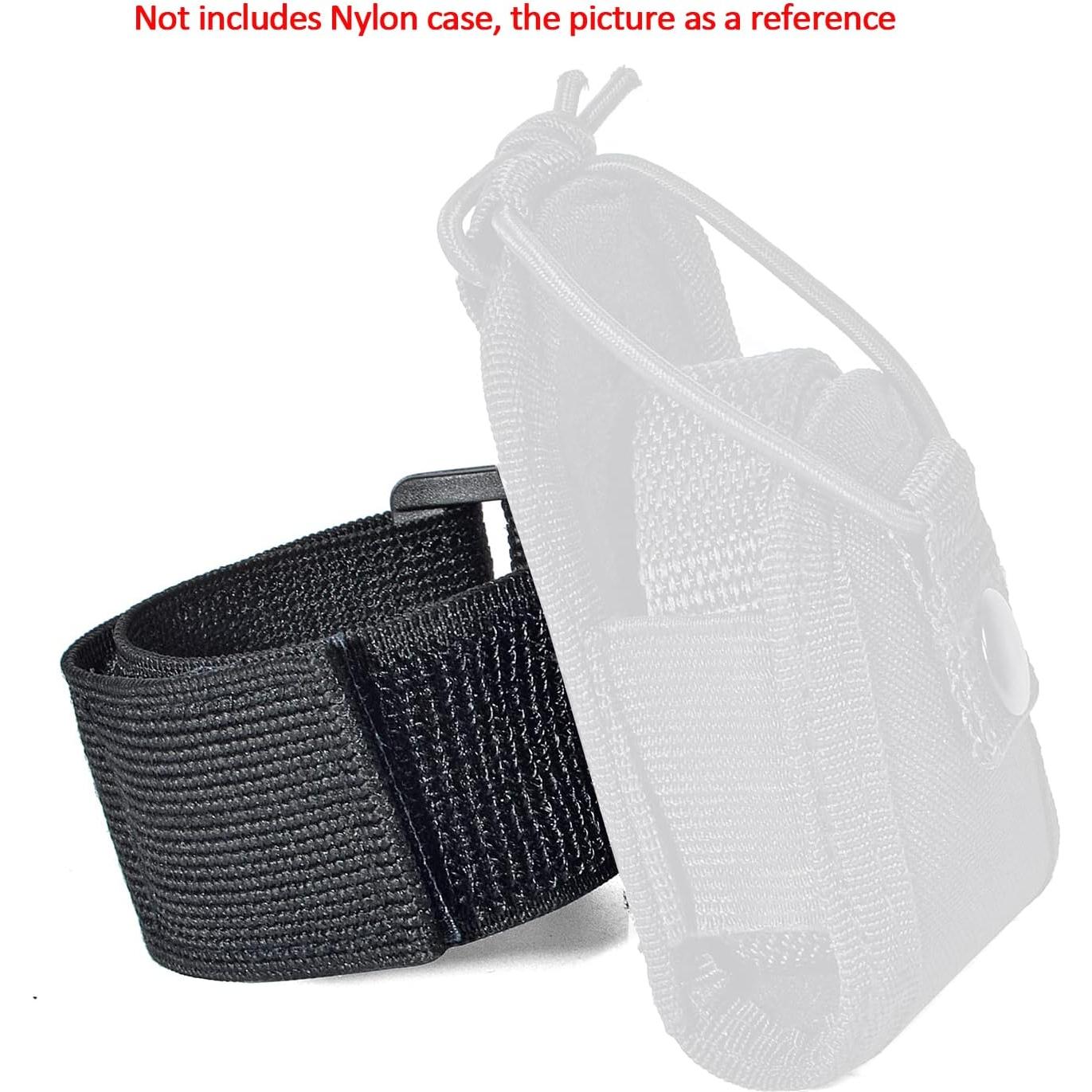 Correa Ajustable HYS de Nylon y Silicona para Teléfono - Negro