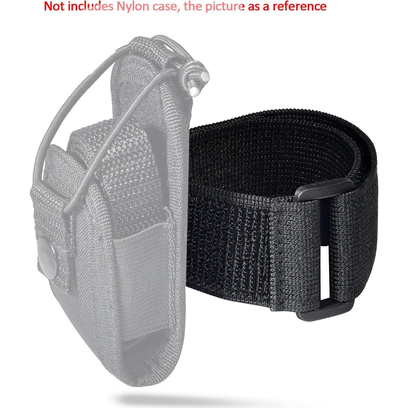 Correa Ajustable HYS de Nylon y Silicona para Teléfono - Negro