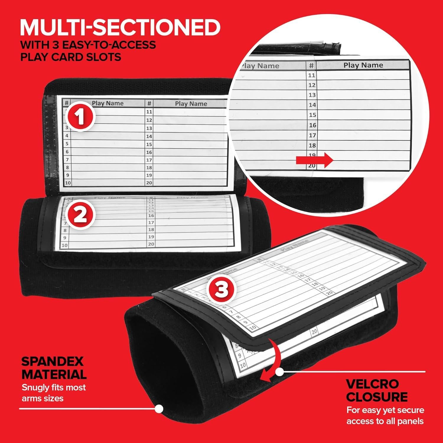 Brazaletes de Juego de Fútbol Americano Innovaciones Modernas MI 1490