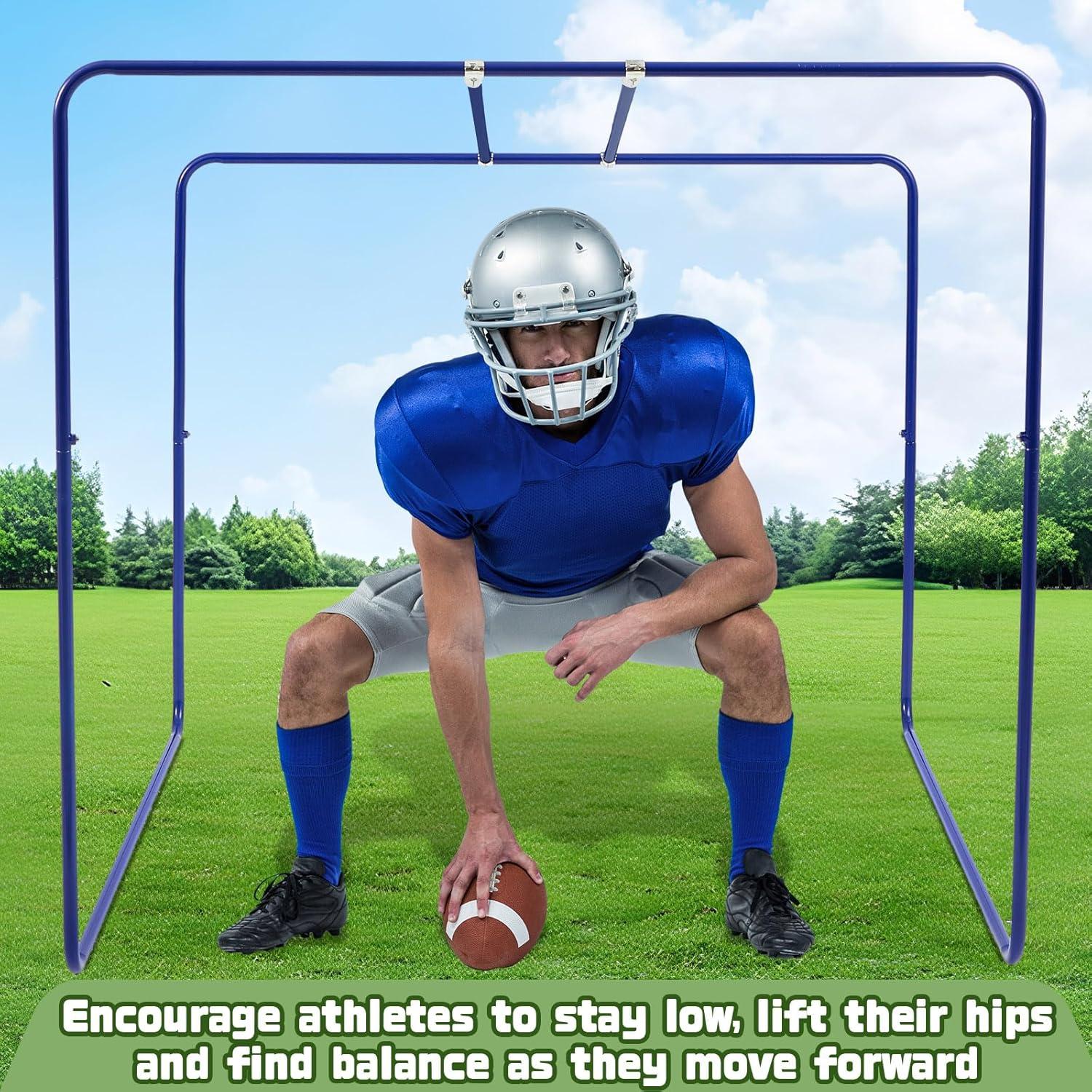 Chute de Lineman Liliful para Entrenamiento de Fútbol - Azul