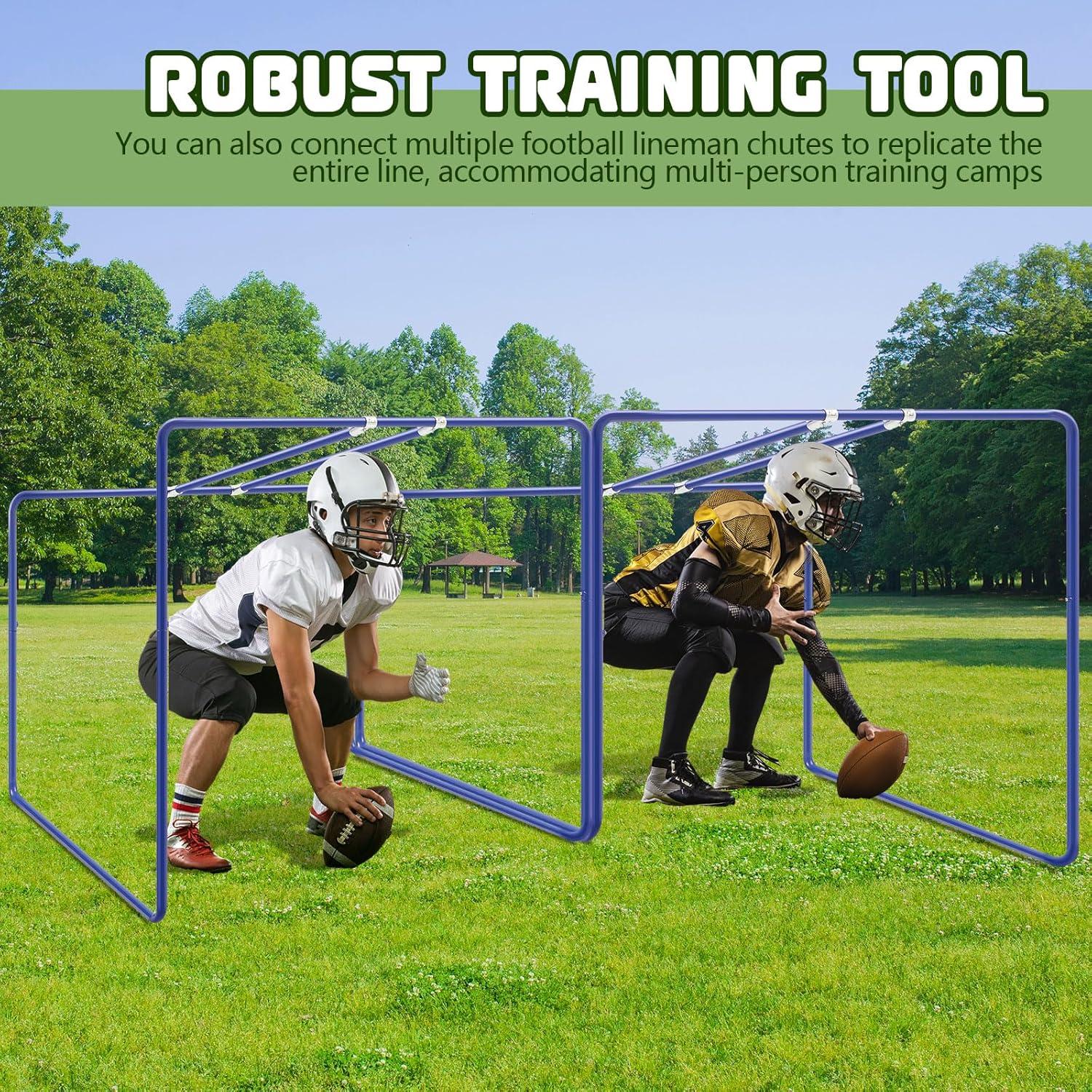 Chute de Lineman Liliful para Entrenamiento de Fútbol - Azul