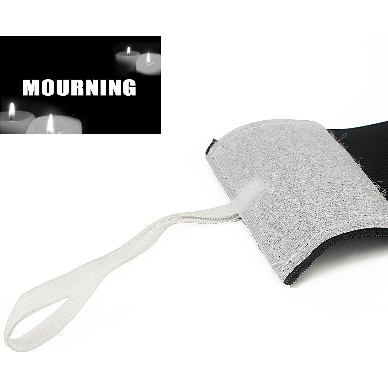 Banda de Luto Negra Wrzbest Ajustable 33x7 cm - 11 Piezas