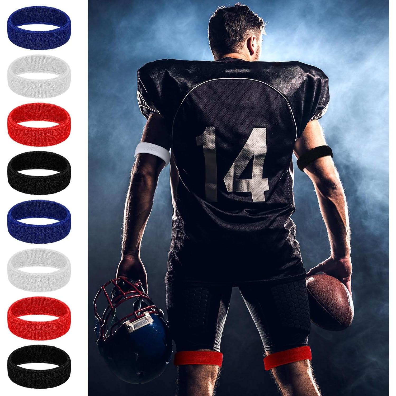 48 Bandas de Bíceps Suaves Suhine - Absorbentes de Sudor Multicolor