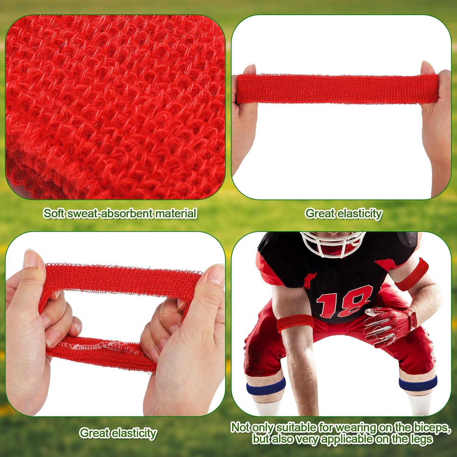 48 Bandas de Bíceps Suaves Suhine - Absorbentes de Sudor Multicolor