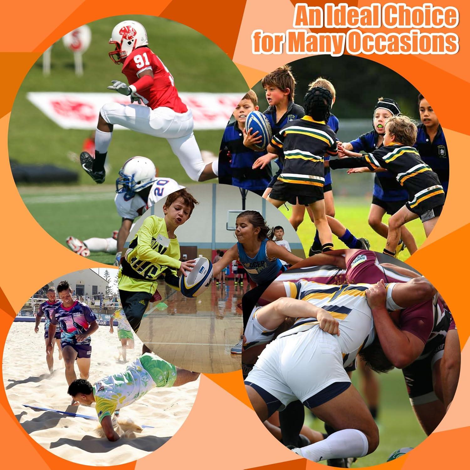 Conos de Fútbol Joewuzun Naranja 8PCS Base Ponderada 44.96cm