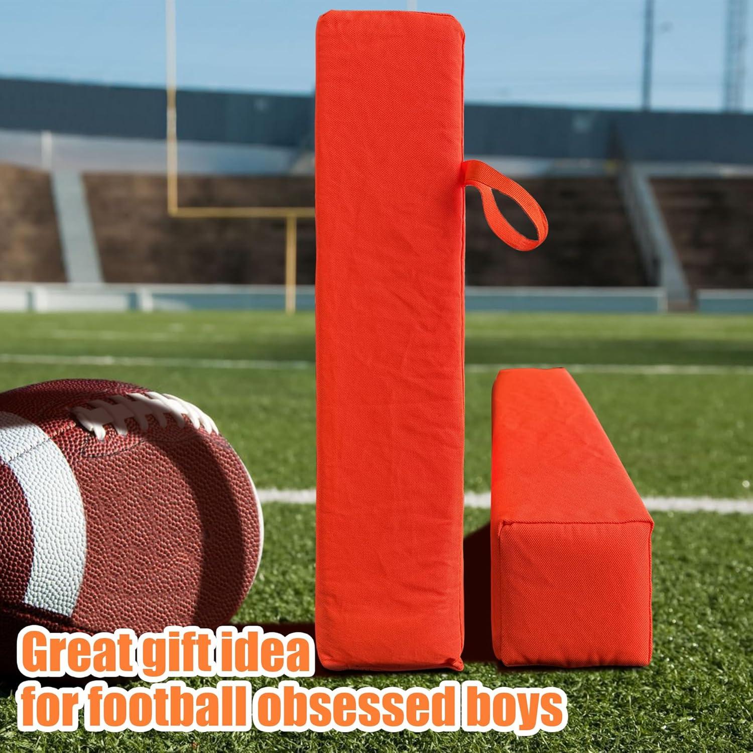 Conos de Fútbol Joewuzun Naranja 8PCS Base Ponderada 44.96cm