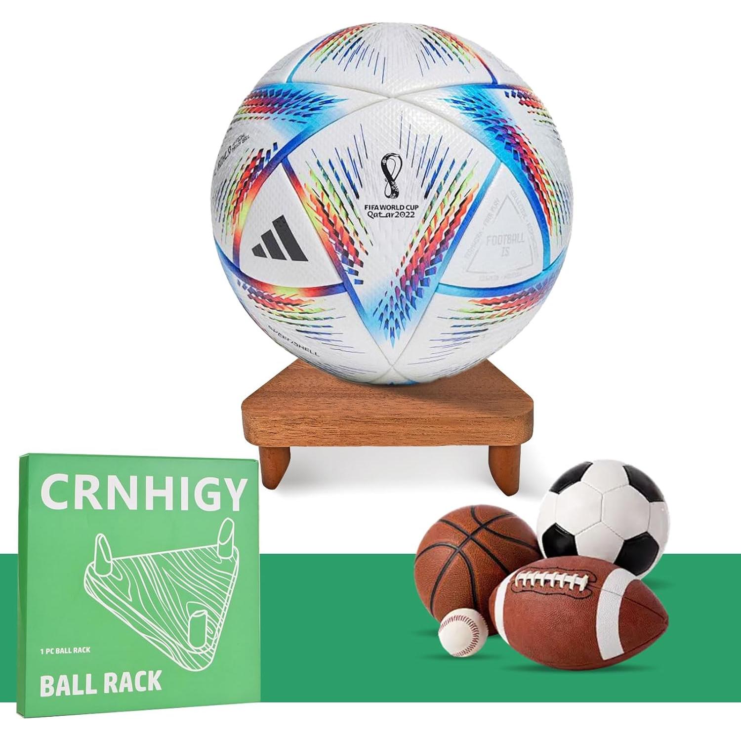 Estante para Pelotas de Madera de Nogal CRNHIGY 13.72x1.68cm