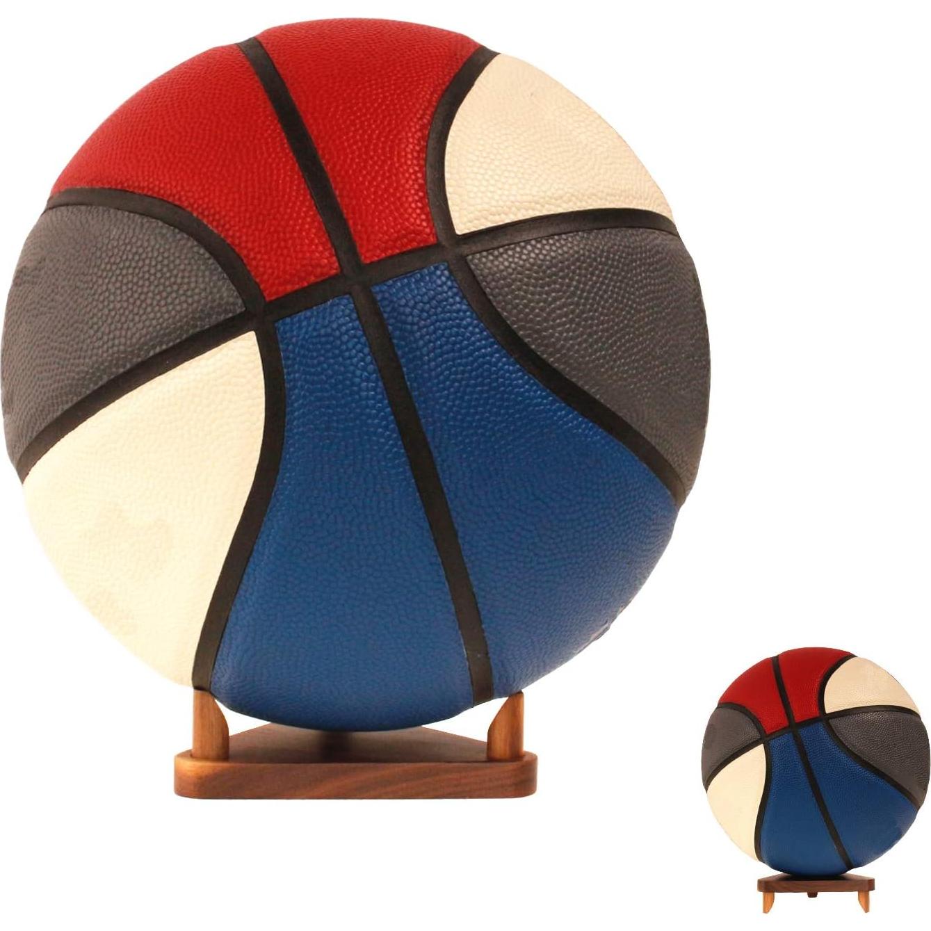 Soporte de Exhibición de Balones LuxRound de Madera Sólida