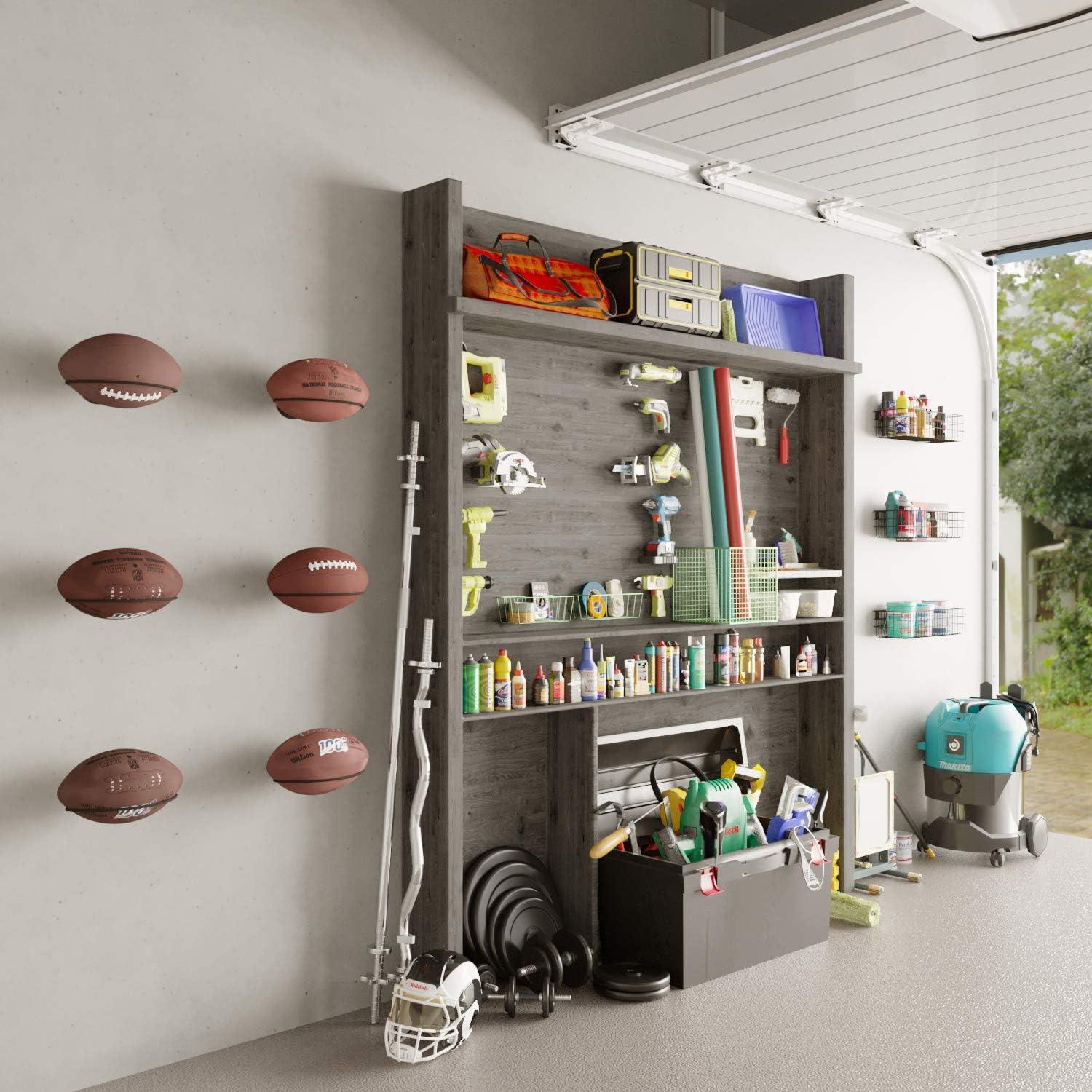 Soporte de Pared Wallniture SPORTA para 6 Balones de Fútbol