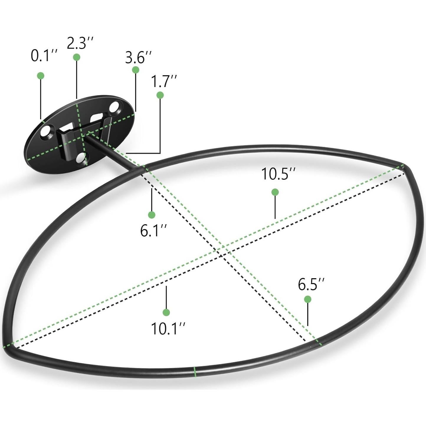Soporte de Exhibición de Fútbol Kevenal - 2 Paquetes, Hierro Fundido