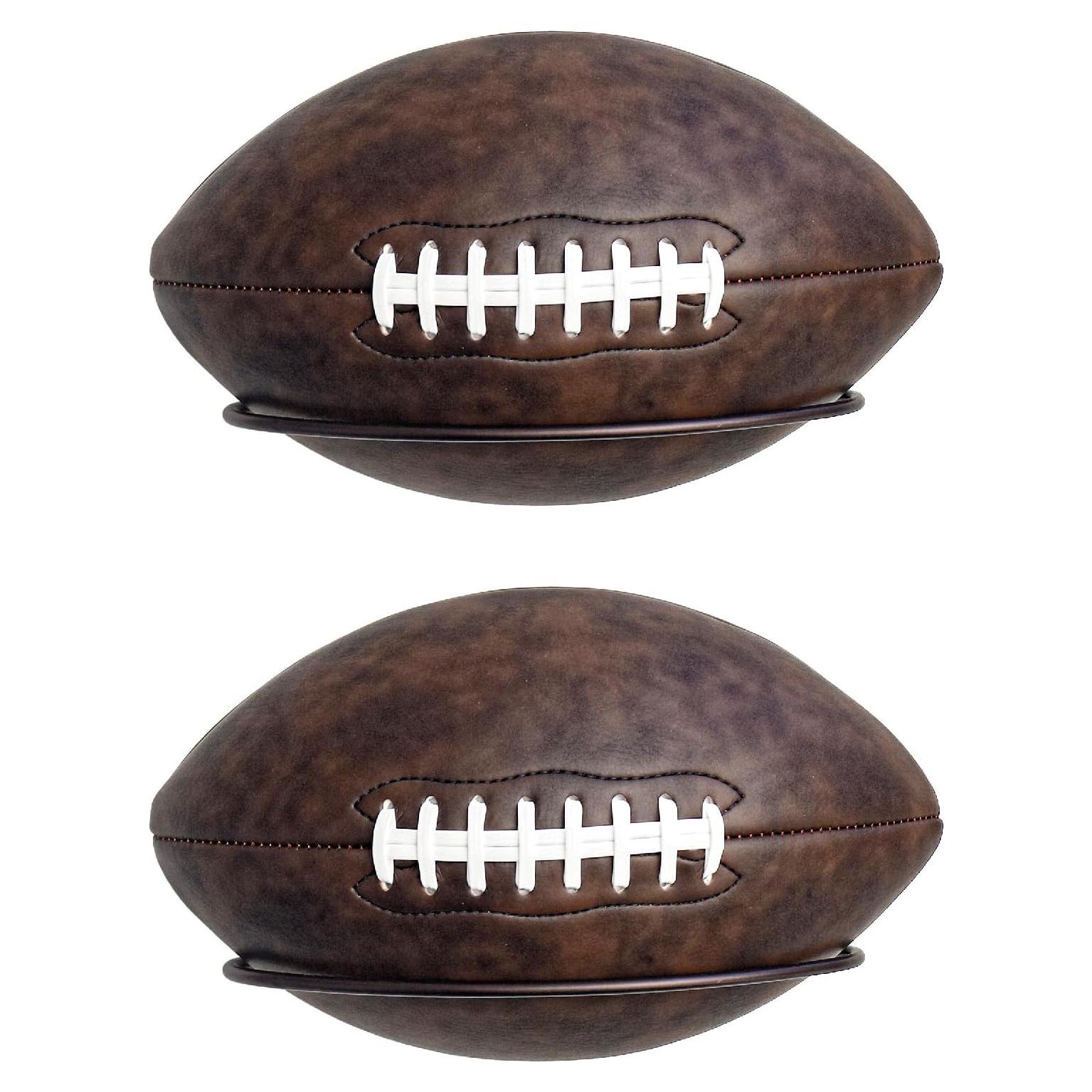 Juego de 2 Soportes de Exhibición de Fútbol Iyulania Bronce