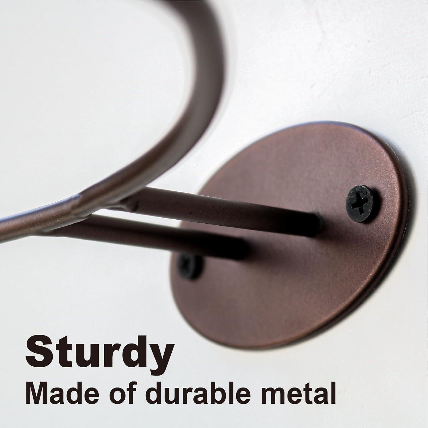 Juego de 2 Soportes de Exhibición de Fútbol Iyulania Bronce