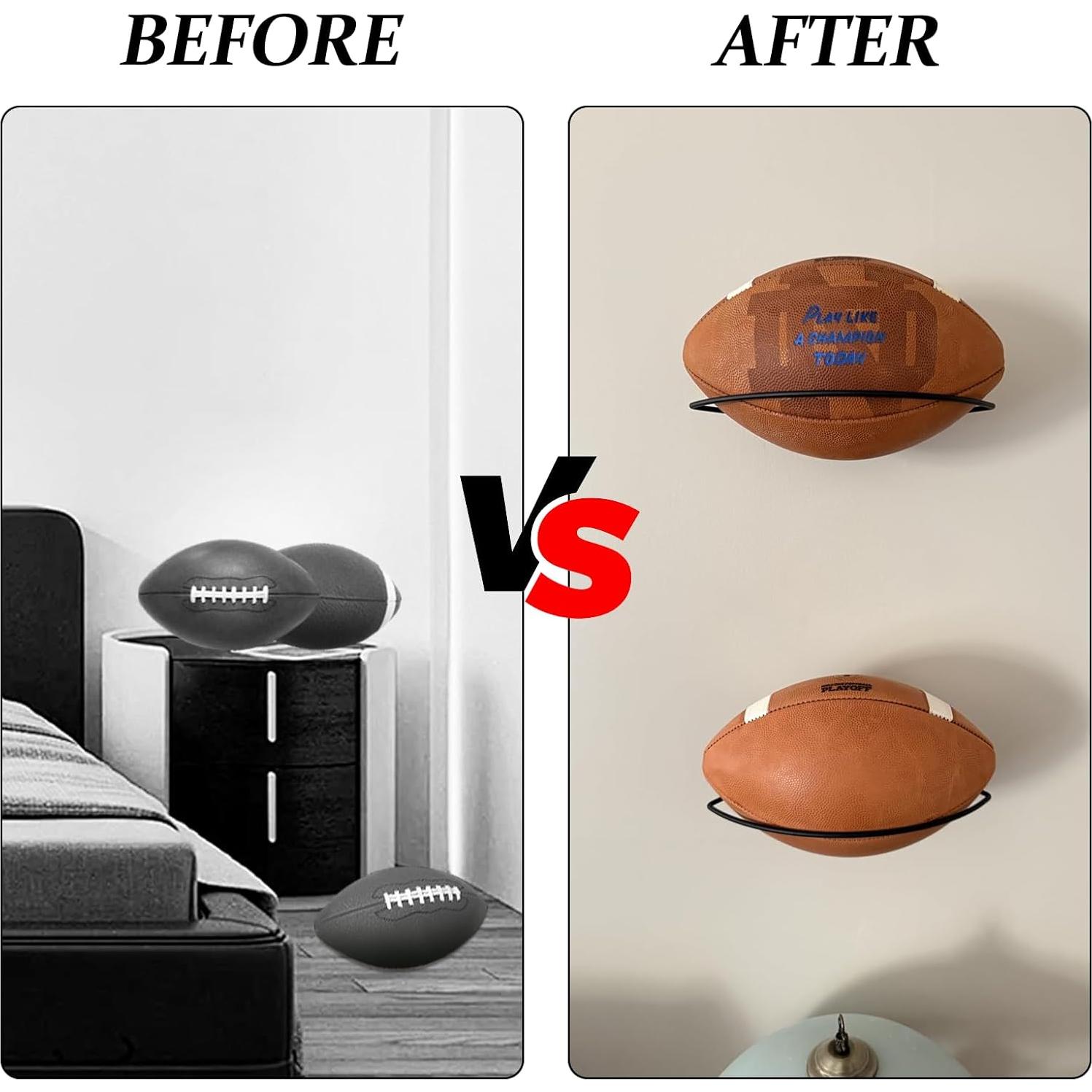 Soporte de Pared para Balones Sporta - Paquete de 3 Unidades