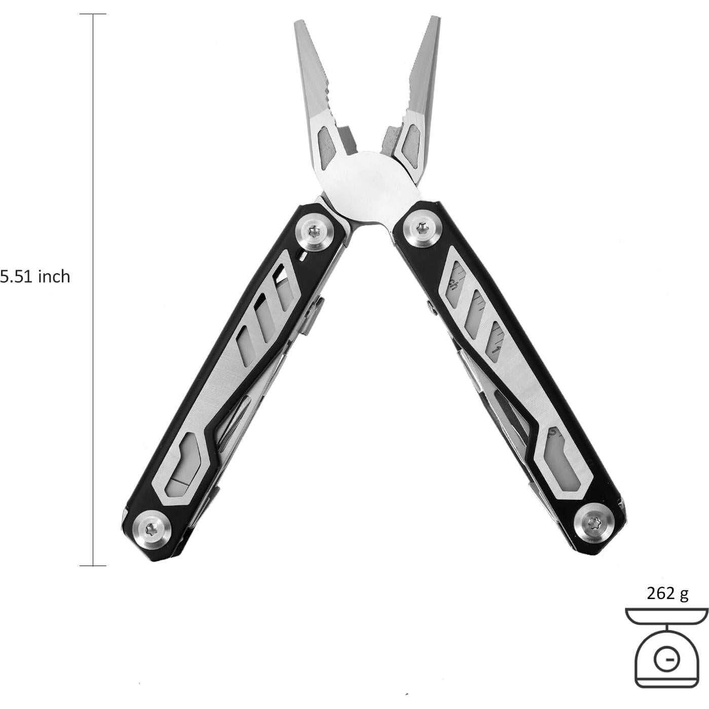 Multiherramienta Compacta 16-en-1 Dispatch, Acero Inoxidable, Negro