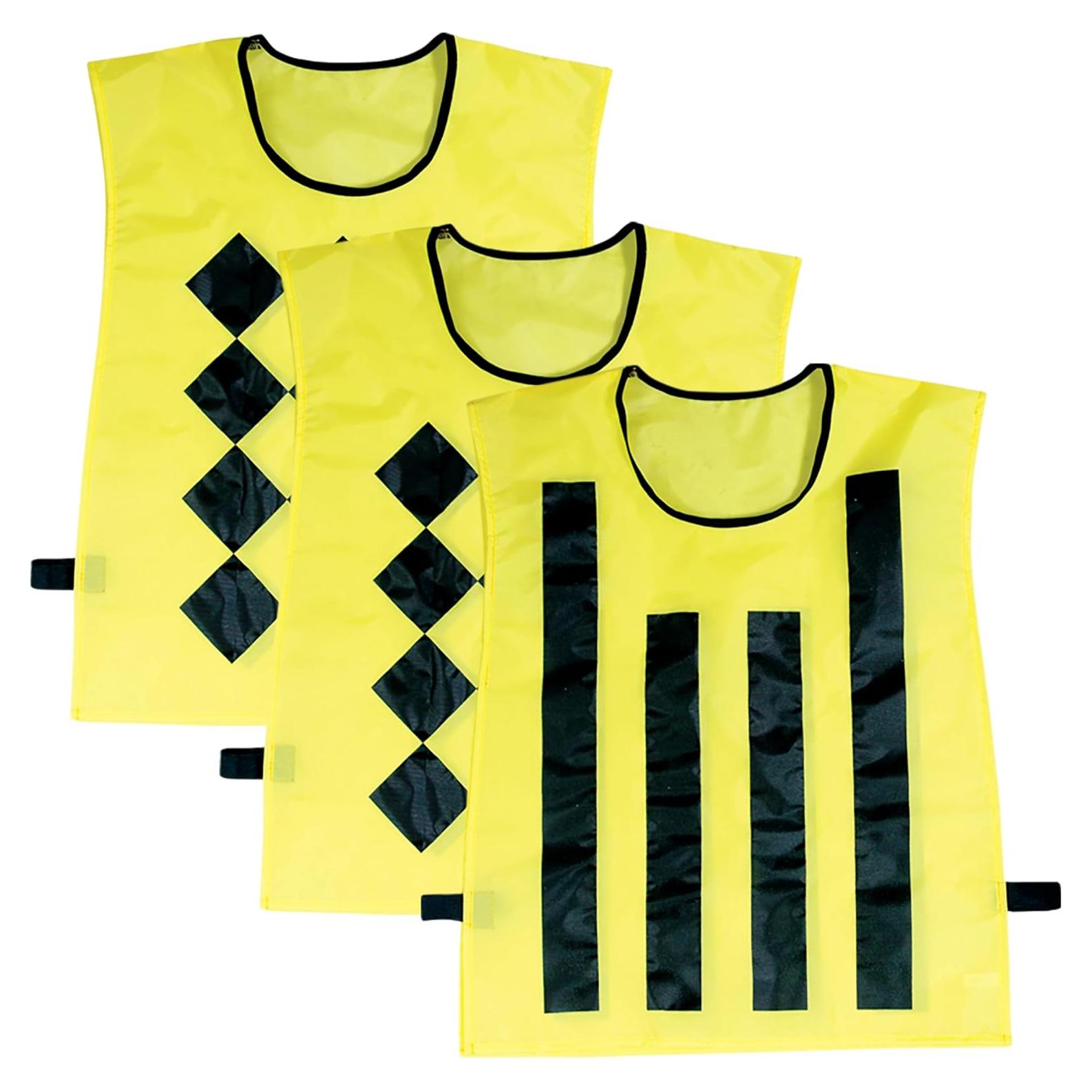 Pinnies Oficiales CHAMPRO P422 Set de 3 Nylon Amarillo