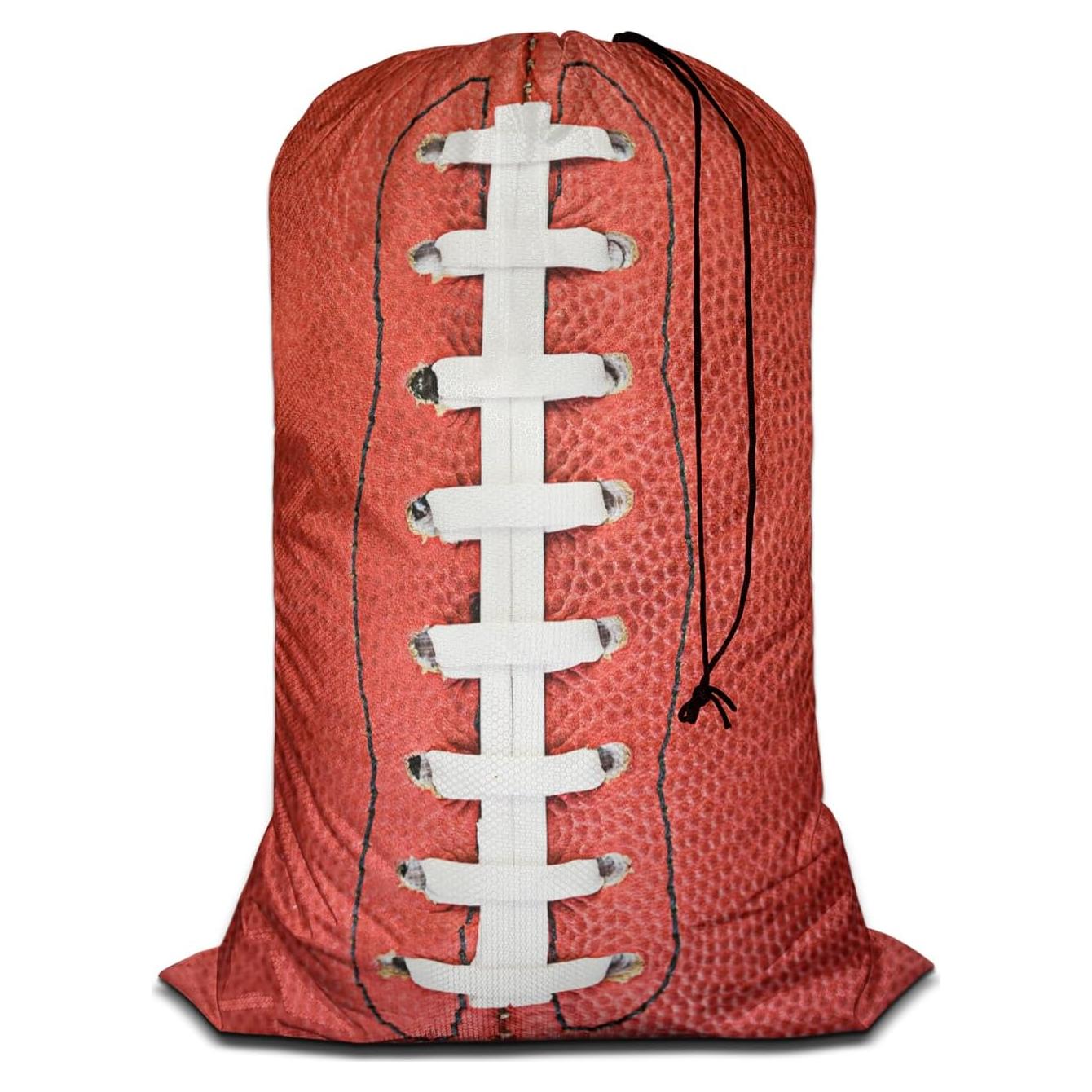 Cesta de Ropa Swono 71x102 cm Plegable con Cuerdas de Fútbol