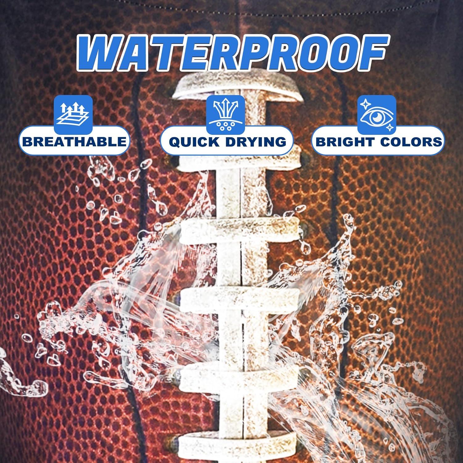 Cesta de Ropa RKYAFFERISMA Redonda Tela Oxford Fútbol 48x41 cm