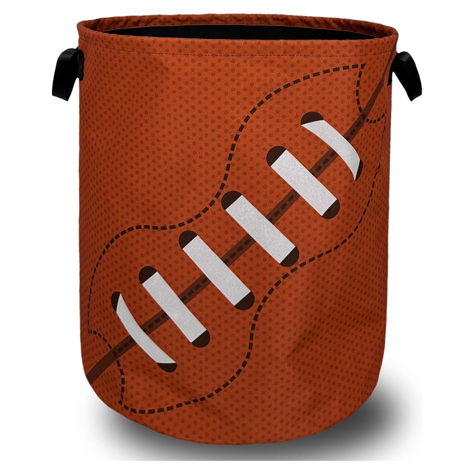 Cesta de Ropa Plegable SELIONLIKN 48x42 cm Balones Fútbol