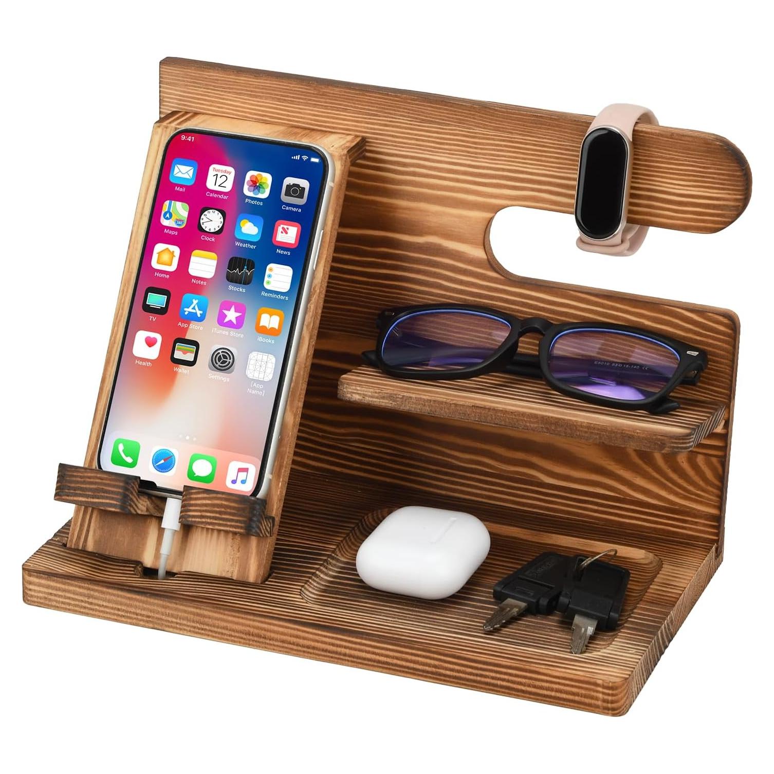 Estación de Acoplamiento de Teléfono de Madera XHKDSYMC