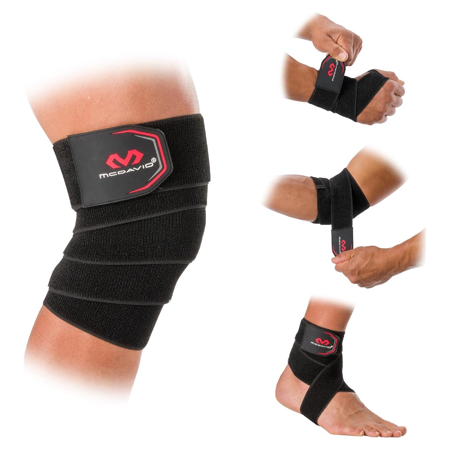 Faja de Compresión Elástica McDavid HyperWrap Negro - Unisex