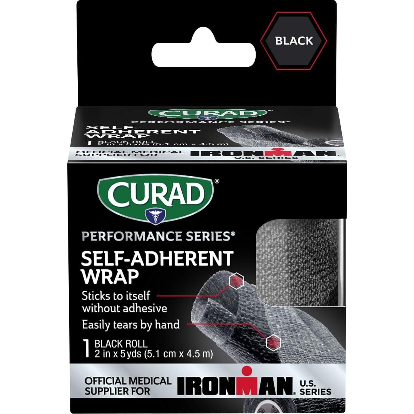 Venda Autoadhesiva CURAD IRONMAN 5cm x 4.57m - Paquete de 3