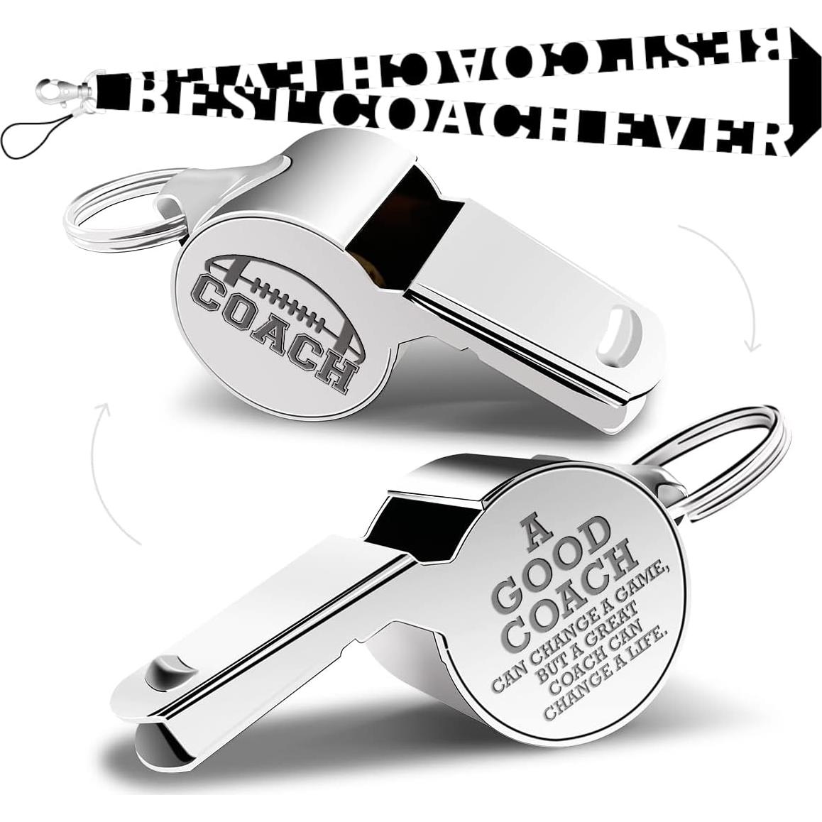 Silbato de Acero Inoxidable fkovcdy para Entrenador 120dB