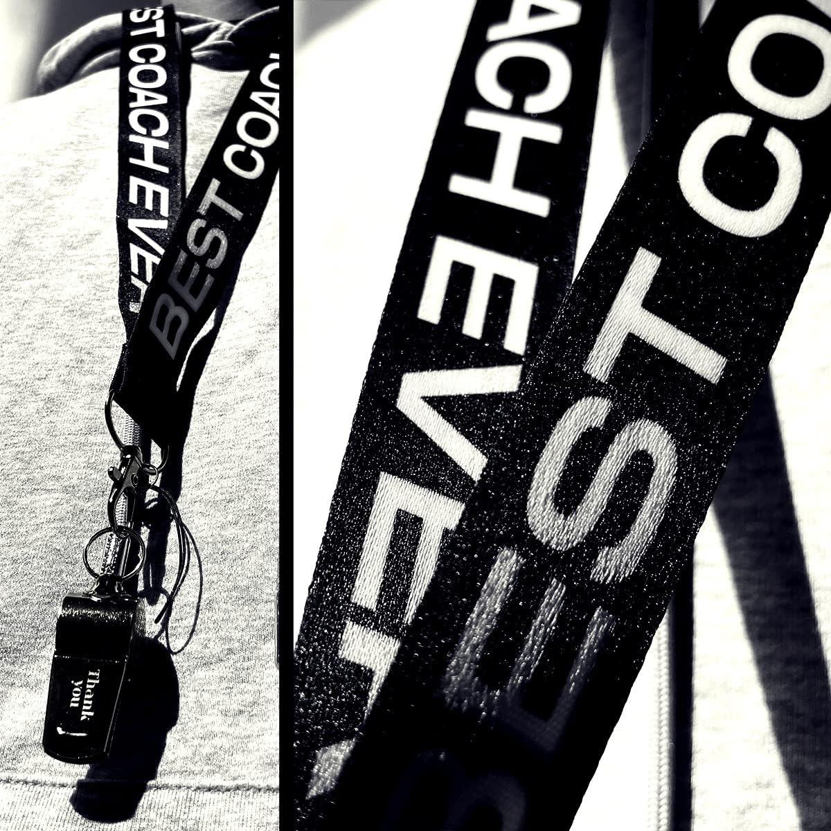 Silbato de Acero Inoxidable QIBAJIU con Cordón - Regalo Entrenador