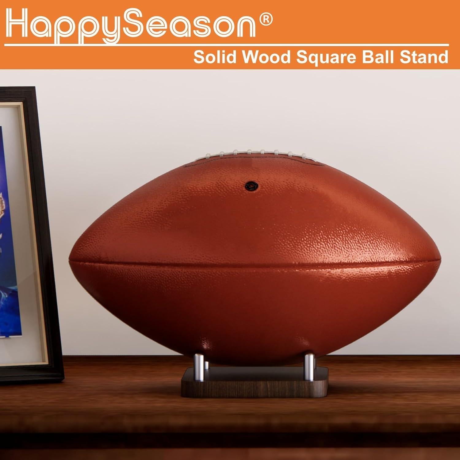 Soporte de Exhibición de Pelotas Happyseason - Madera y Acero