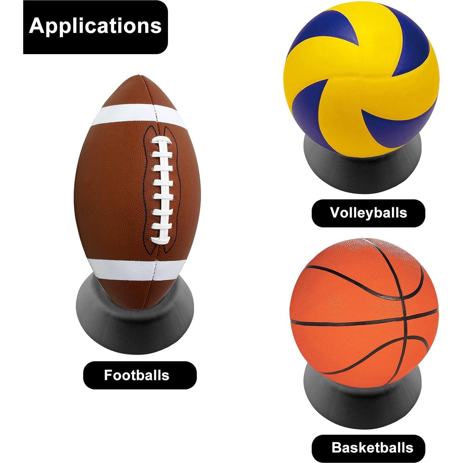 Soporte para Pelotas Zorfeter de Plástico Negro 35mm