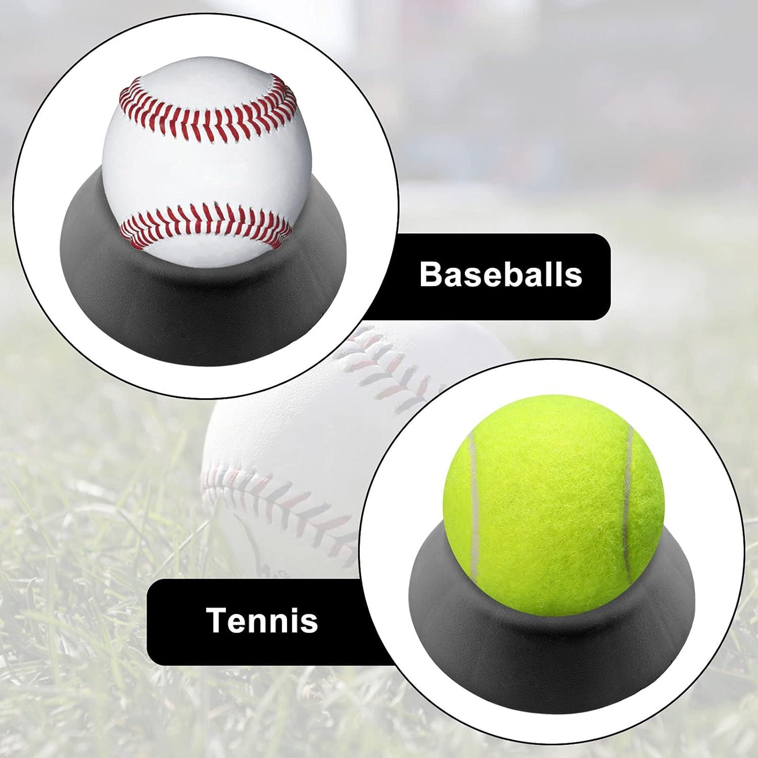 Soporte para Pelotas Zorfeter de Plástico Negro 35mm