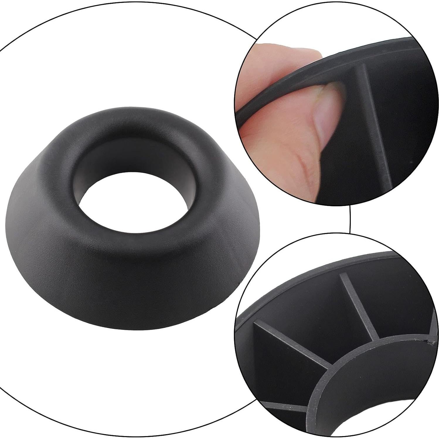 Soporte para Pelotas Zorfeter de Plástico Negro 35mm