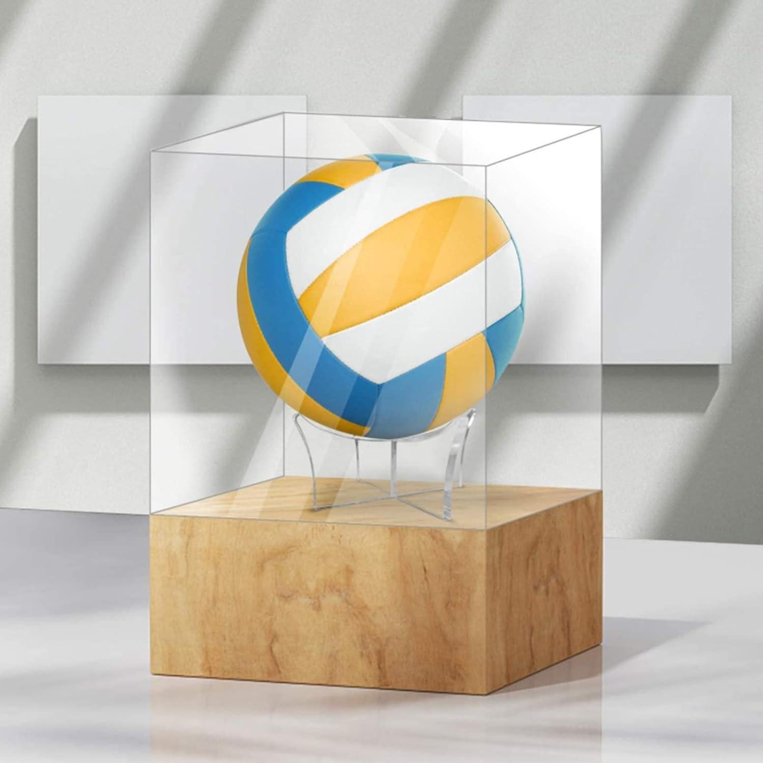 Soporte de Pelota Acrílico Lyellfe - 12 Unidades 8.89x8.89x6.35cm