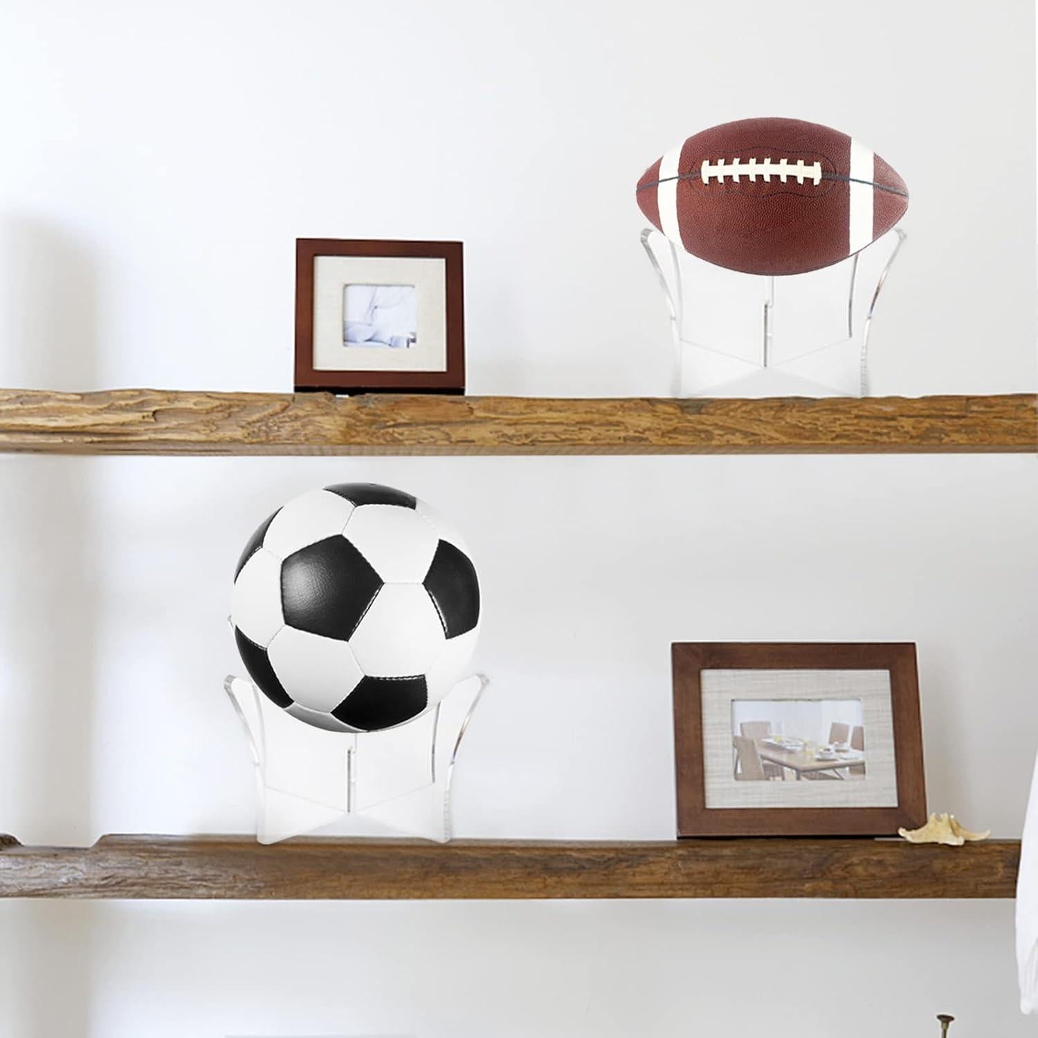 Soporte de Pelota Acrílico Lyellfe - 12 Unidades 8.89x8.89x6.35cm