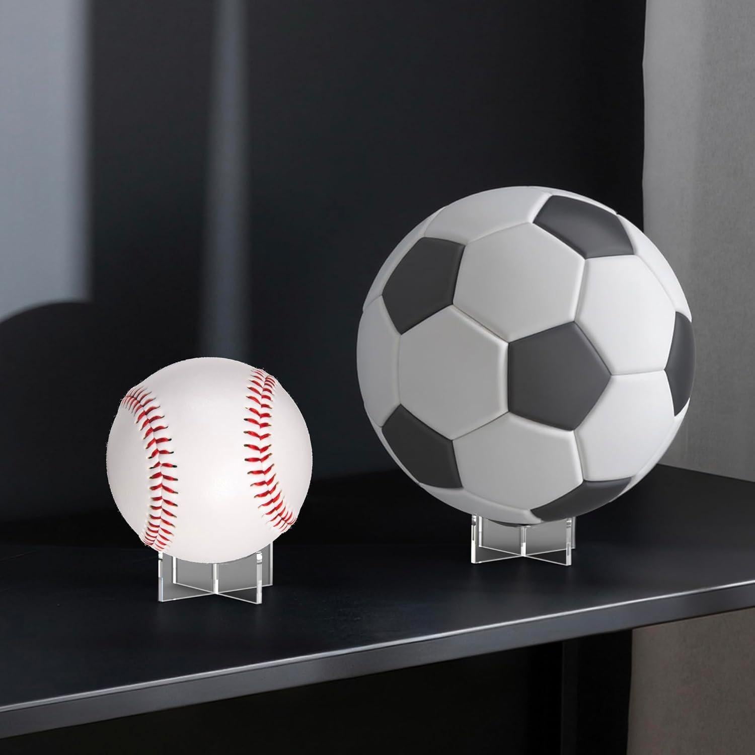 Soporte de Pelotas Acrílico UoYeet 3-Pack para Béisbol y Golf