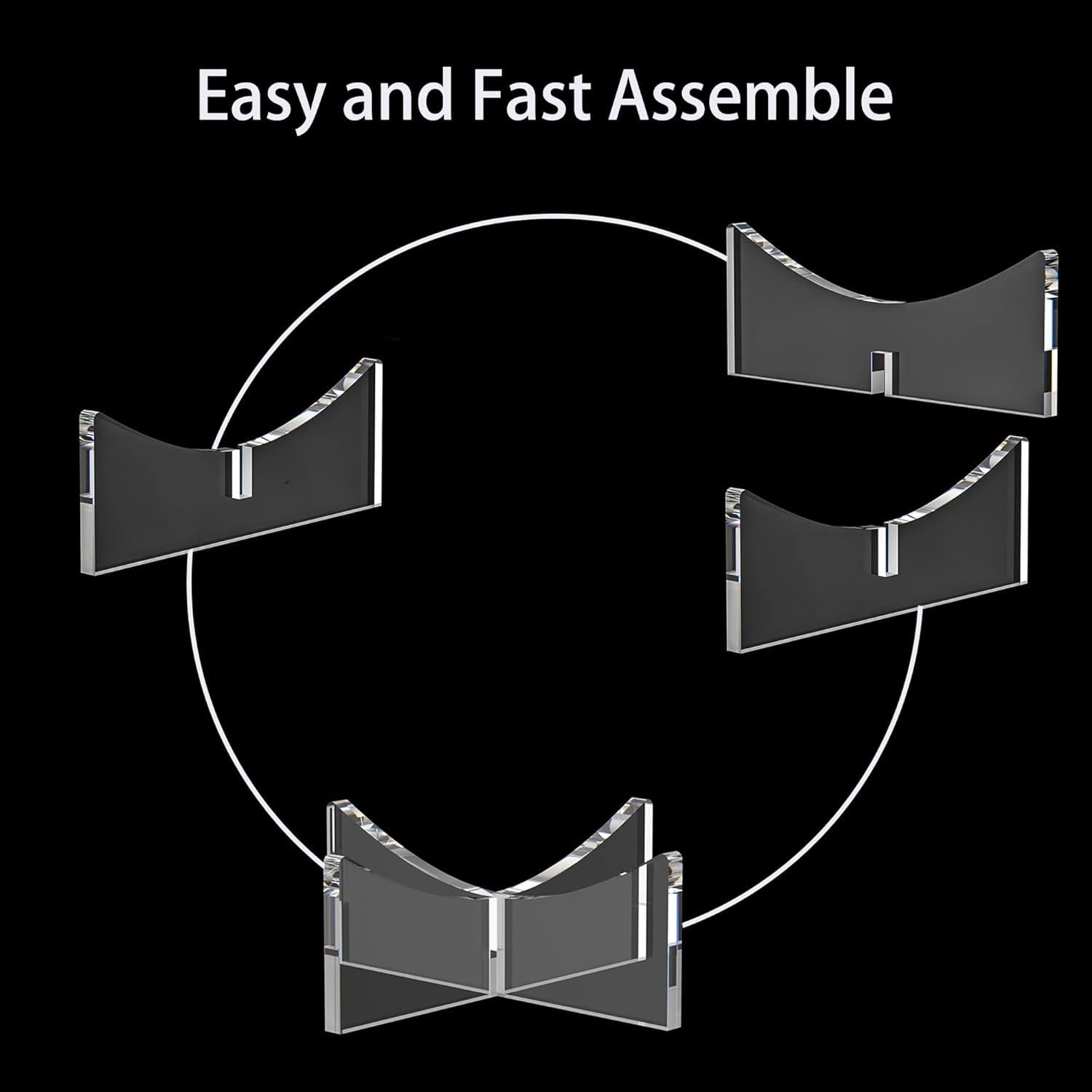 Soporte de Pelotas Acrílico UoYeet 3-Pack para Béisbol y Golf