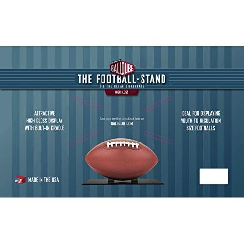 Soporte de Exhibición de Fútbol BallQube Negro para Balones