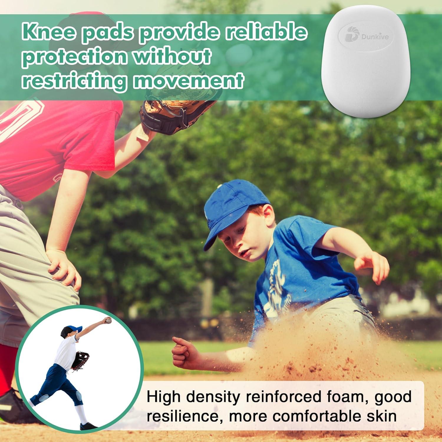 Rodilleras de Fútbol HooLing para Jóvenes - 4 Pcs Ultra Livianas