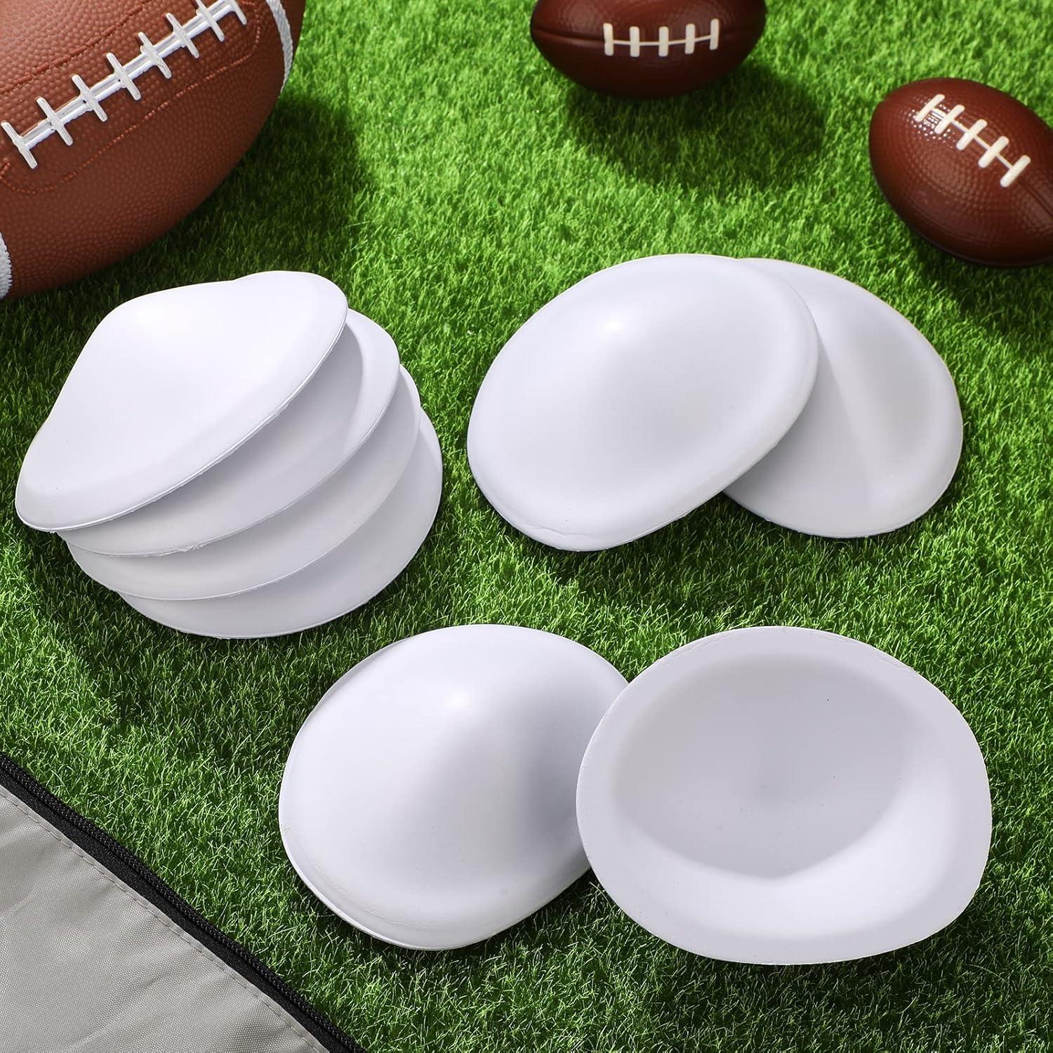 Rodilleras de Fútbol Meooeck 4 Pares Protección Ligera 12.7x10.16cm